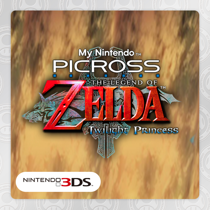 3DS 塞尔达传说 黄昏公主绘图方块 游戏封面