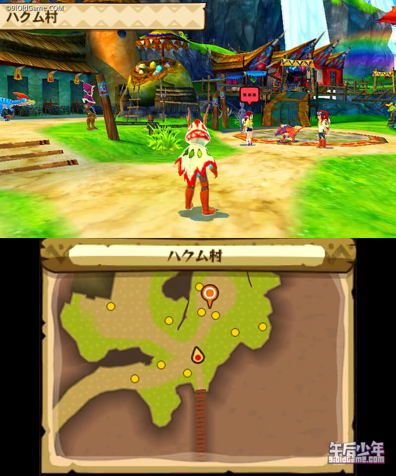3DS 怪物猎人物语游戏截图