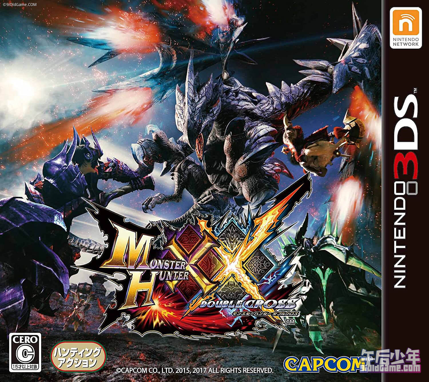 3DS 怪物猎人XX 游戏封面