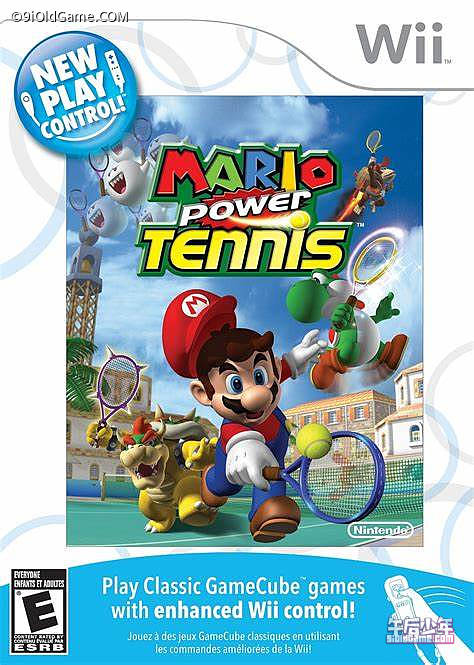 Wii 用Wii玩 马里奥网球GC