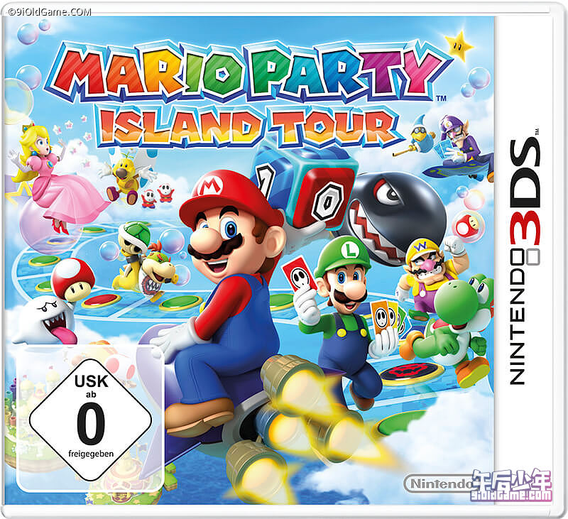 3DS 马里奥派对：环岛之旅 游戏封面