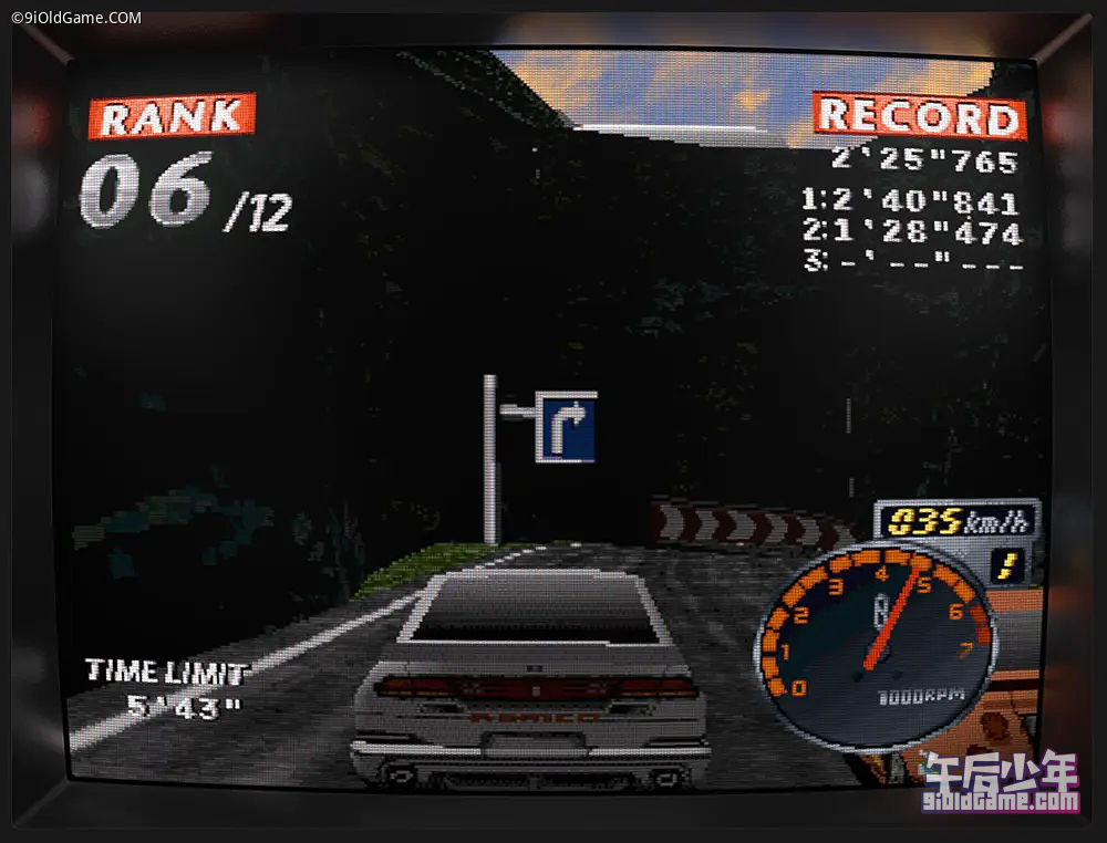 PS1 山脊赛车3 游戏截图
