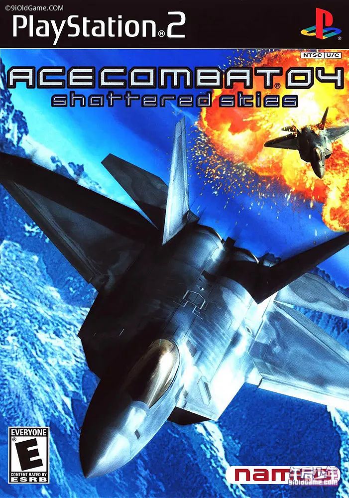 PS2 皇牌空战04 破碎的天空 美版游戏封面