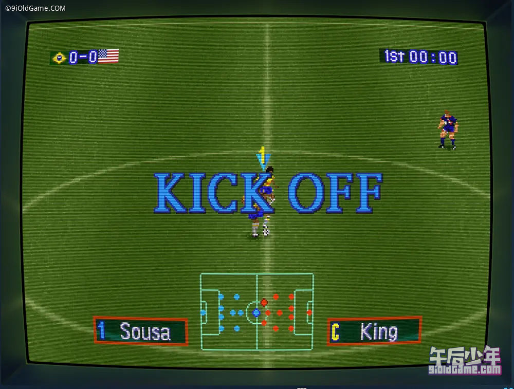 PS1 世界足球胜利十一人'97美版（Goal Storm 97） 游戏截图