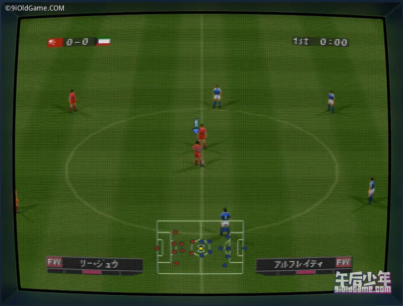PS1 实况足球：胜利十一人4 日版游戏截图