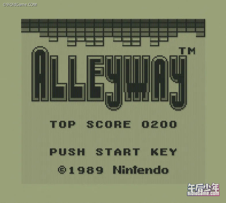 GB 打砖块 Alleyway 游戏截图