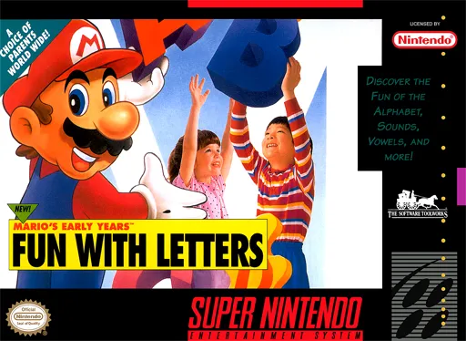 马力欧学前教育！趣味字母 Mario's Early Years! Fun with Letters
