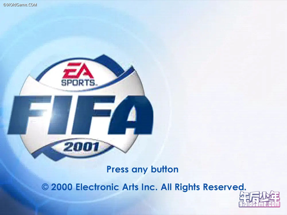 PS2 FIFA 2001 游戏截图
