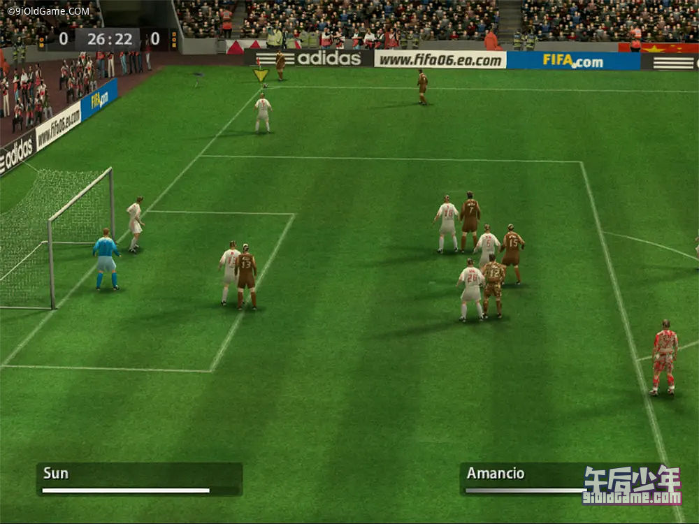 PS2 FIFA 06 游戏截图