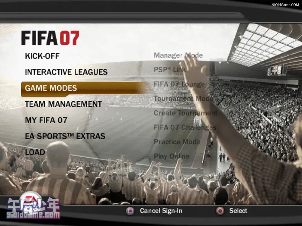 PS2 FIFA Soccer 07 游戏截图