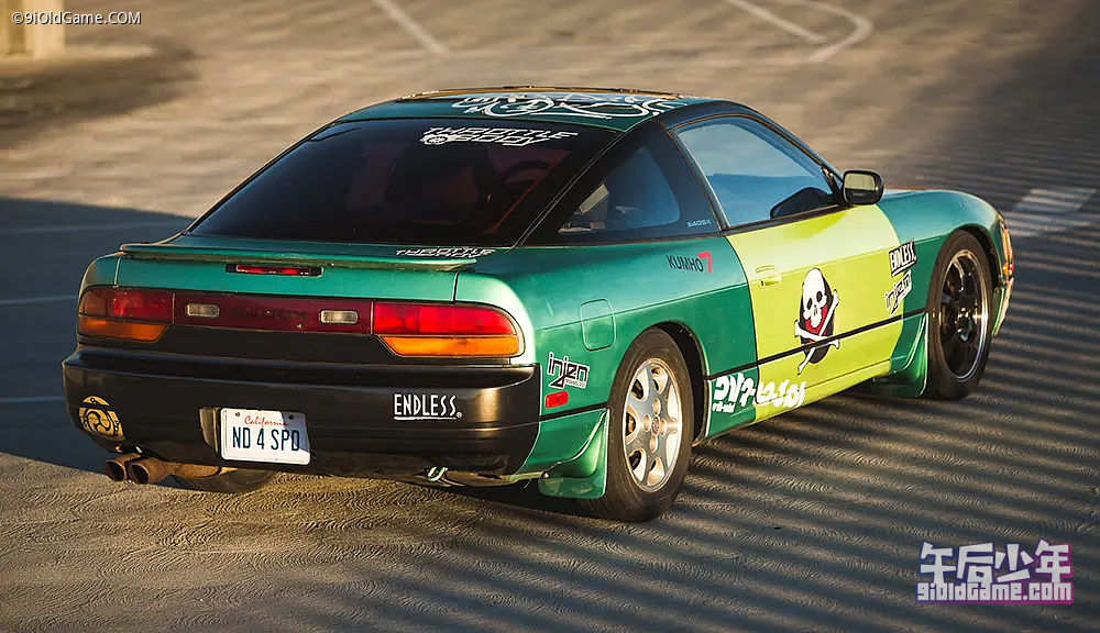 国外老哥把自己的Nissan 240SX (S13)改成了游戏中的车辆的外观😂，来源网站：https://www.speedhunters.com/2017/07/need-speed-prostreet-real-life/